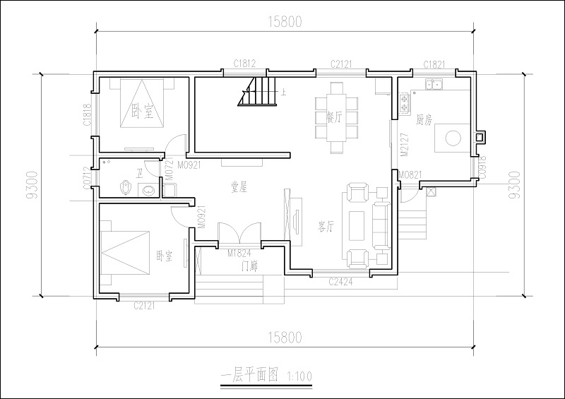 农村二层小别墅户型图