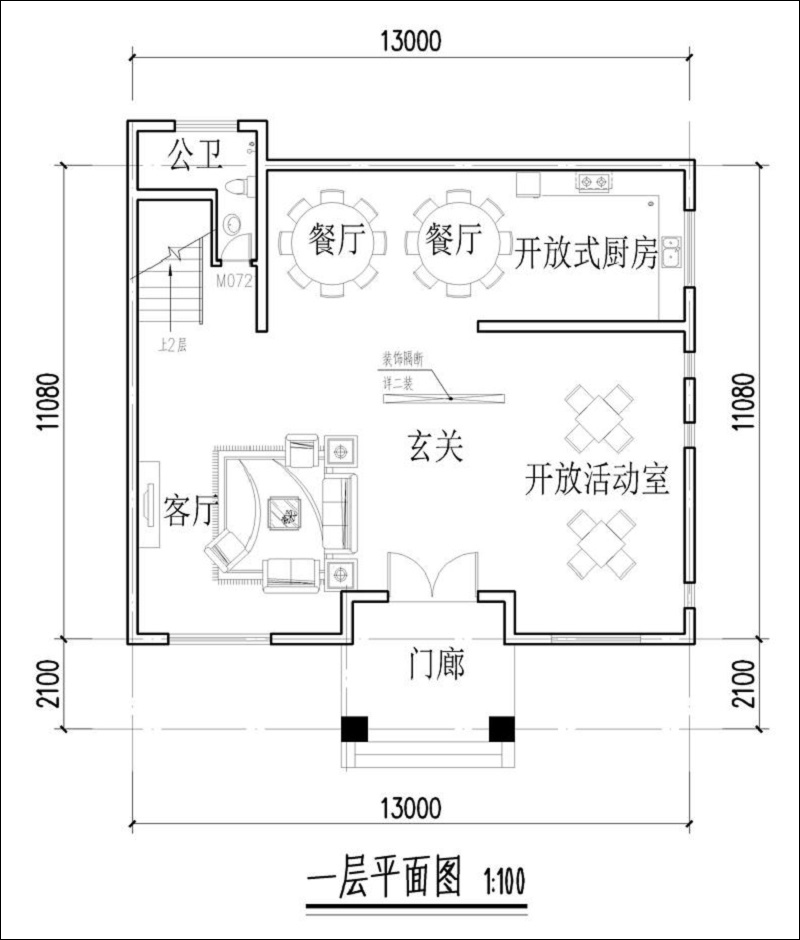 一层平面图