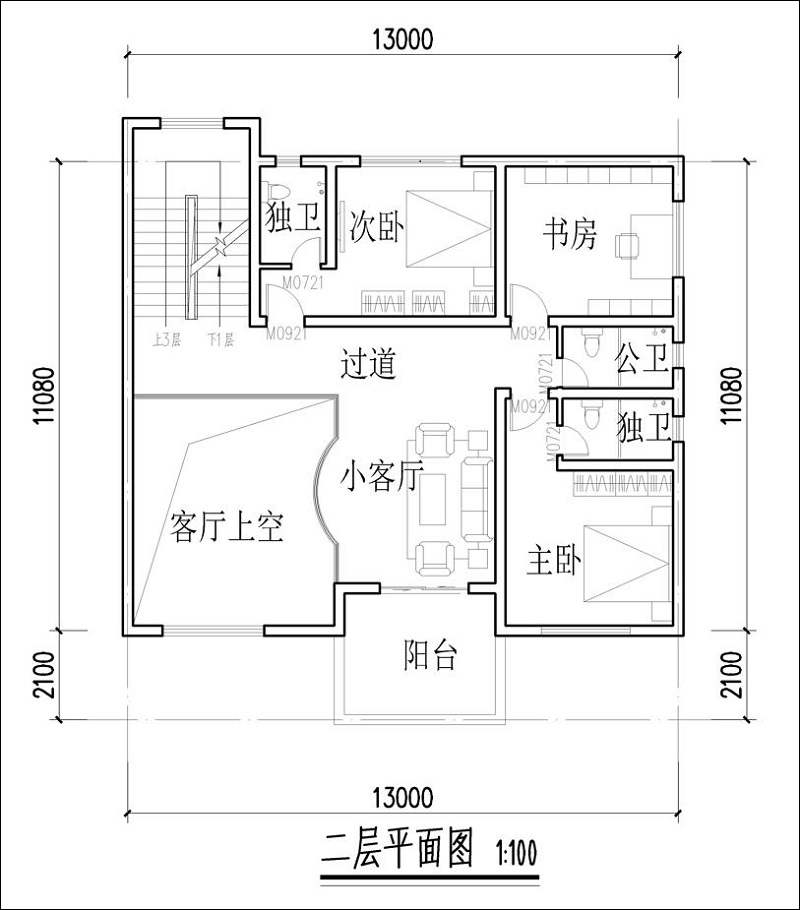 二层平面图