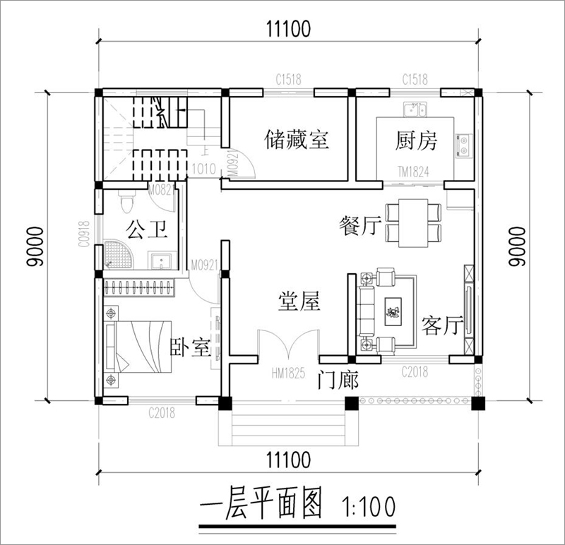 一层平面图