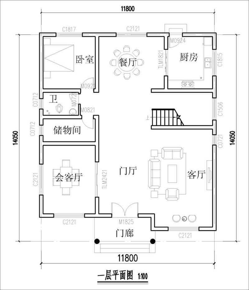 一层平面图