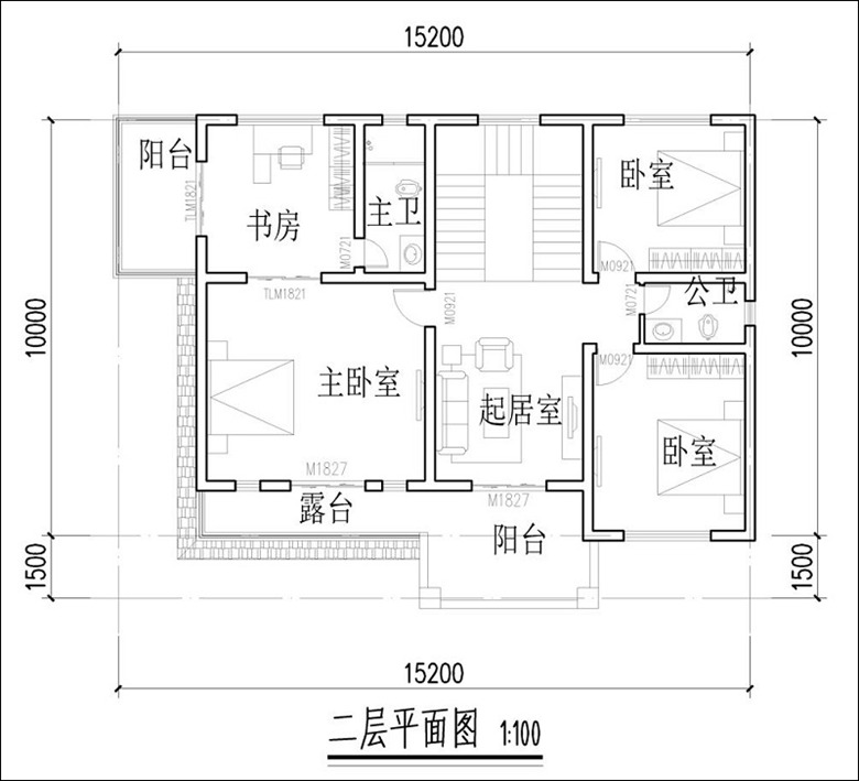 二层平面图