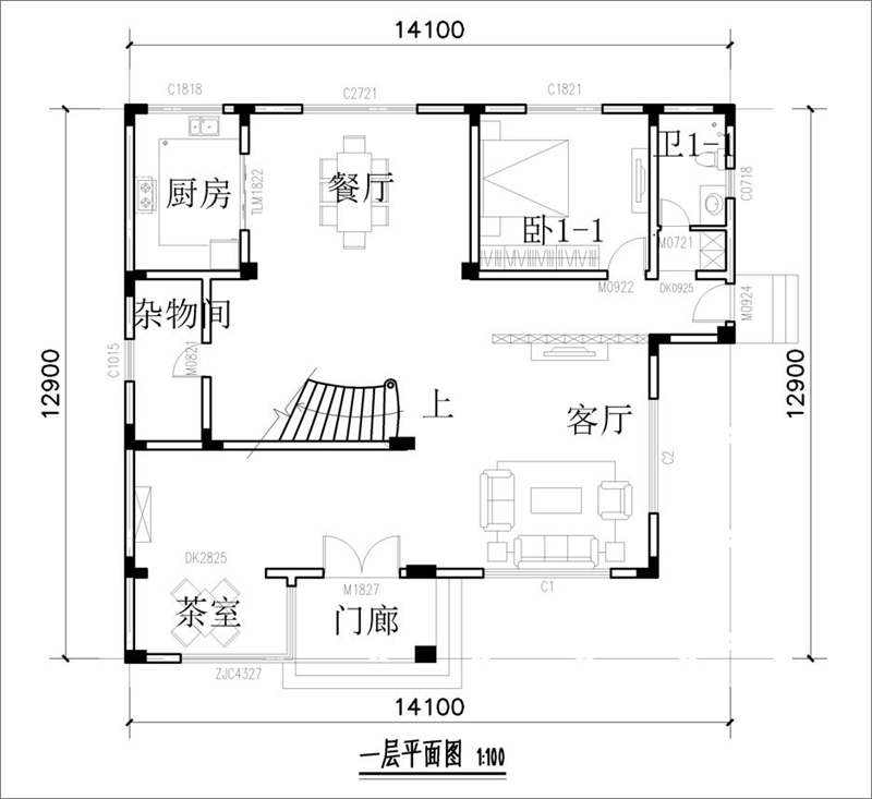 一层平面图