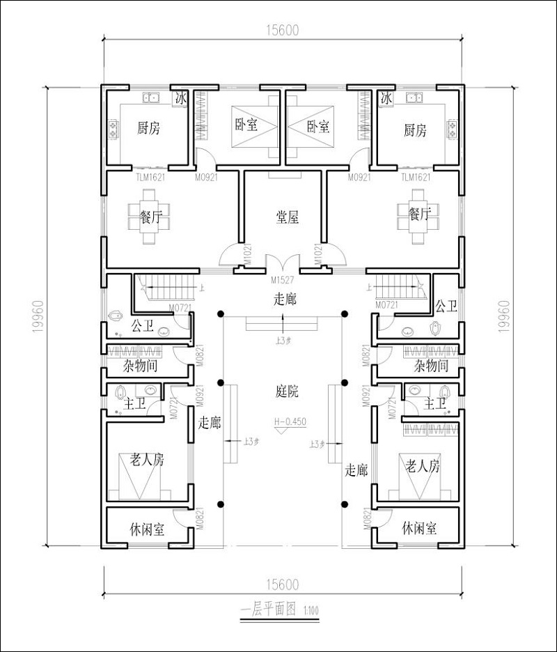 毕节农村自建房四合院设计图