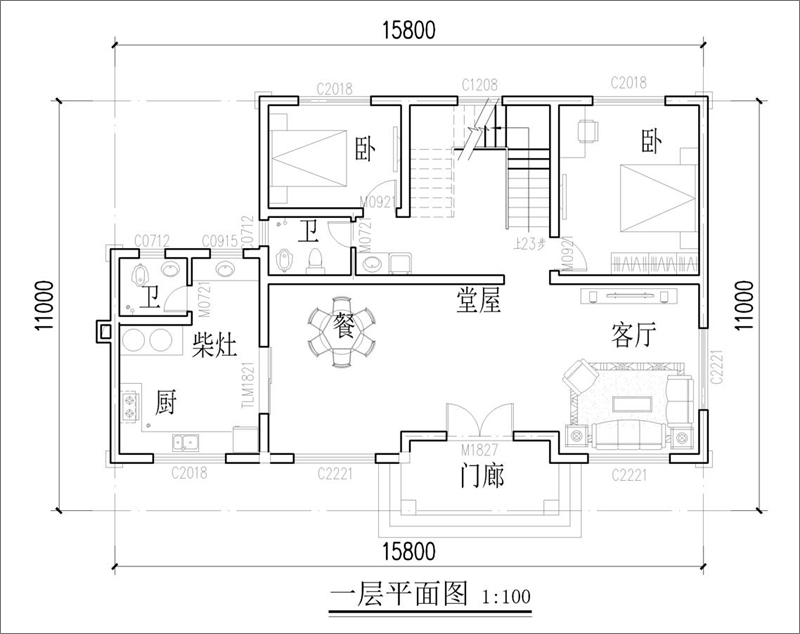 一层平面图