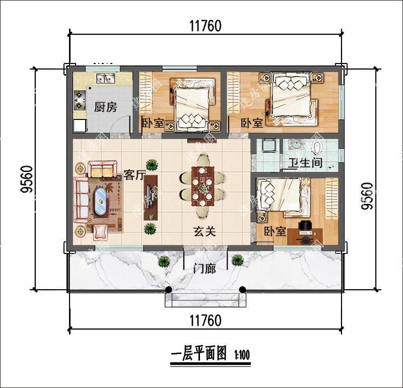 一层平面布局图