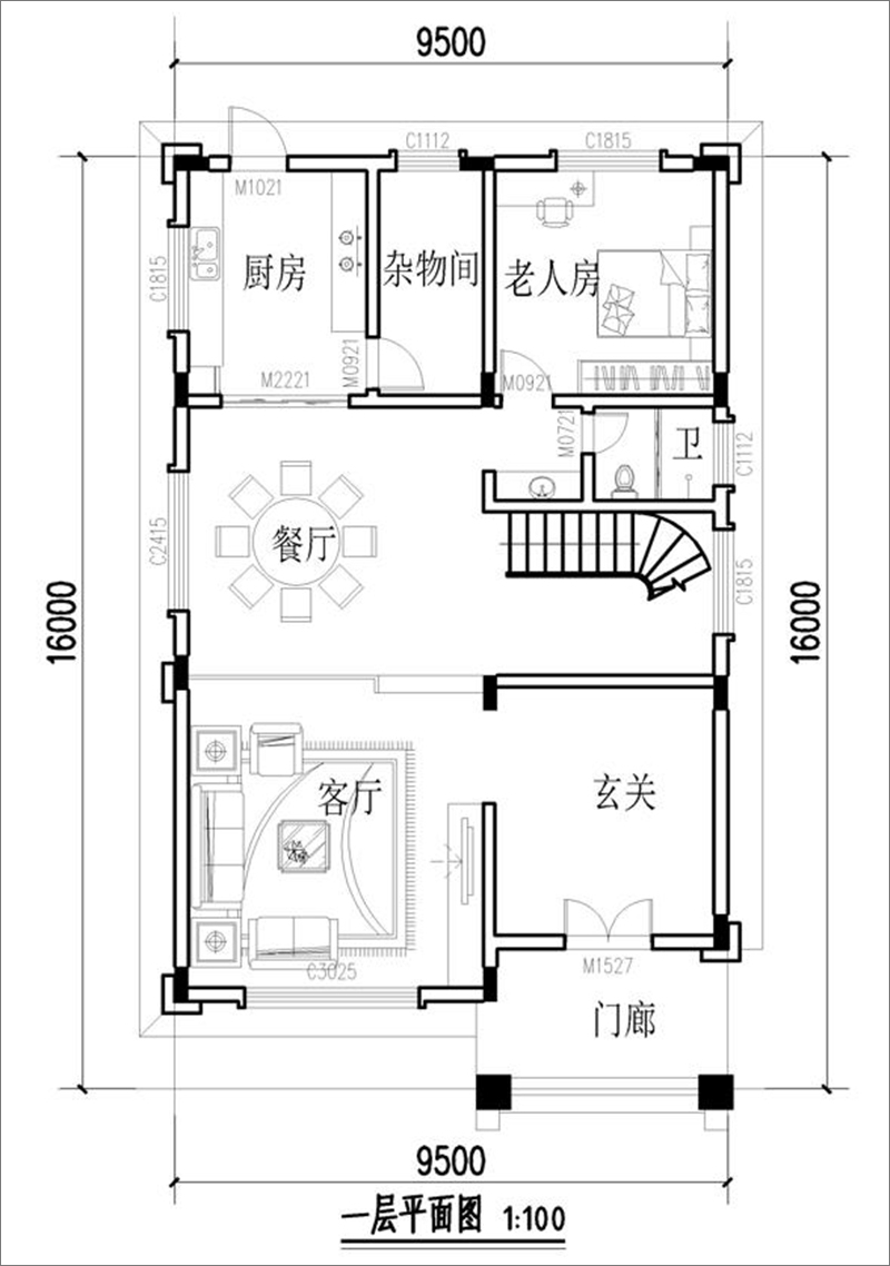 一层平面图