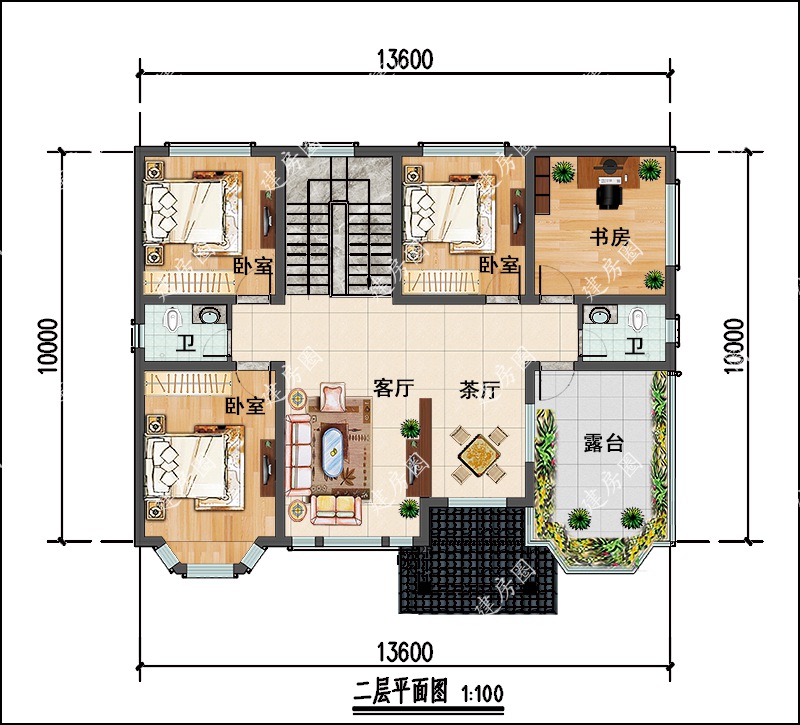 二层自建房外观图片