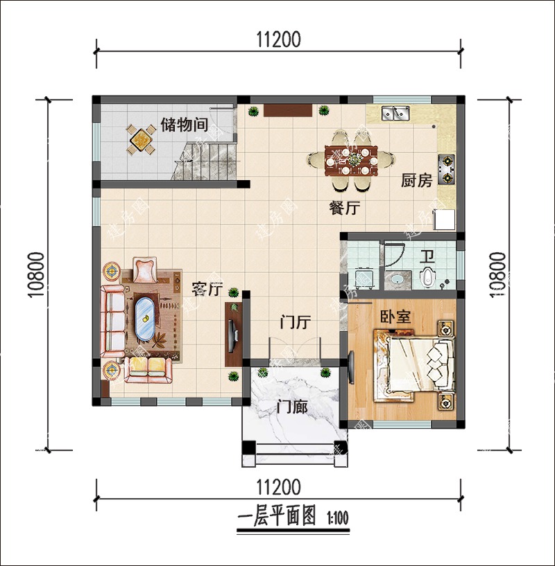 一层平面布局图