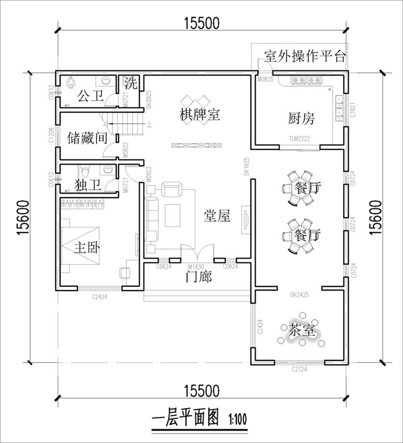 一层平面布局图