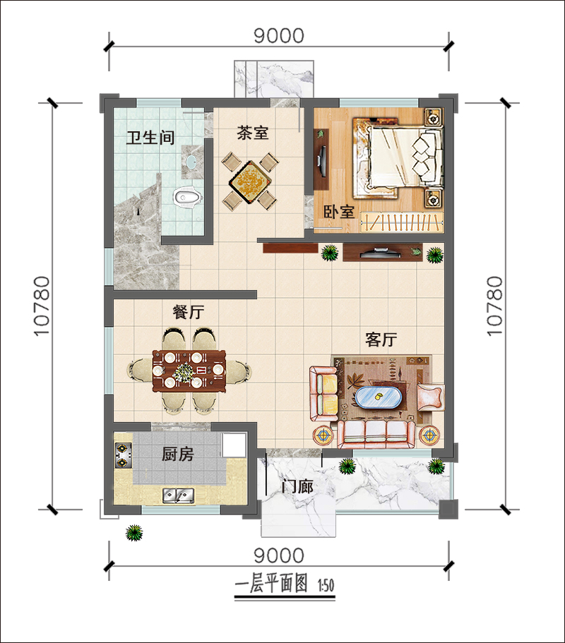 一层；平面布局图